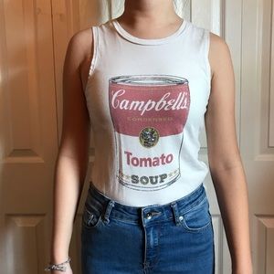🌟4 for $20 campbell’s graphic tank top